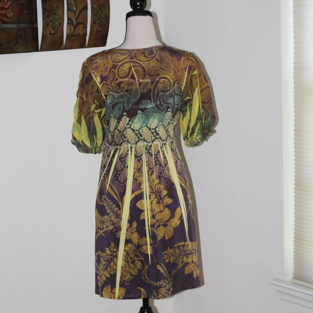 One World, short sleeve high waited dress.....